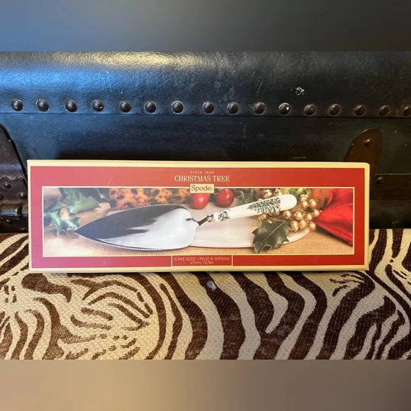 NEW SPODE Christmas Tree Portmeirion Group UK Cake Slice Server - Picture 2 of 3